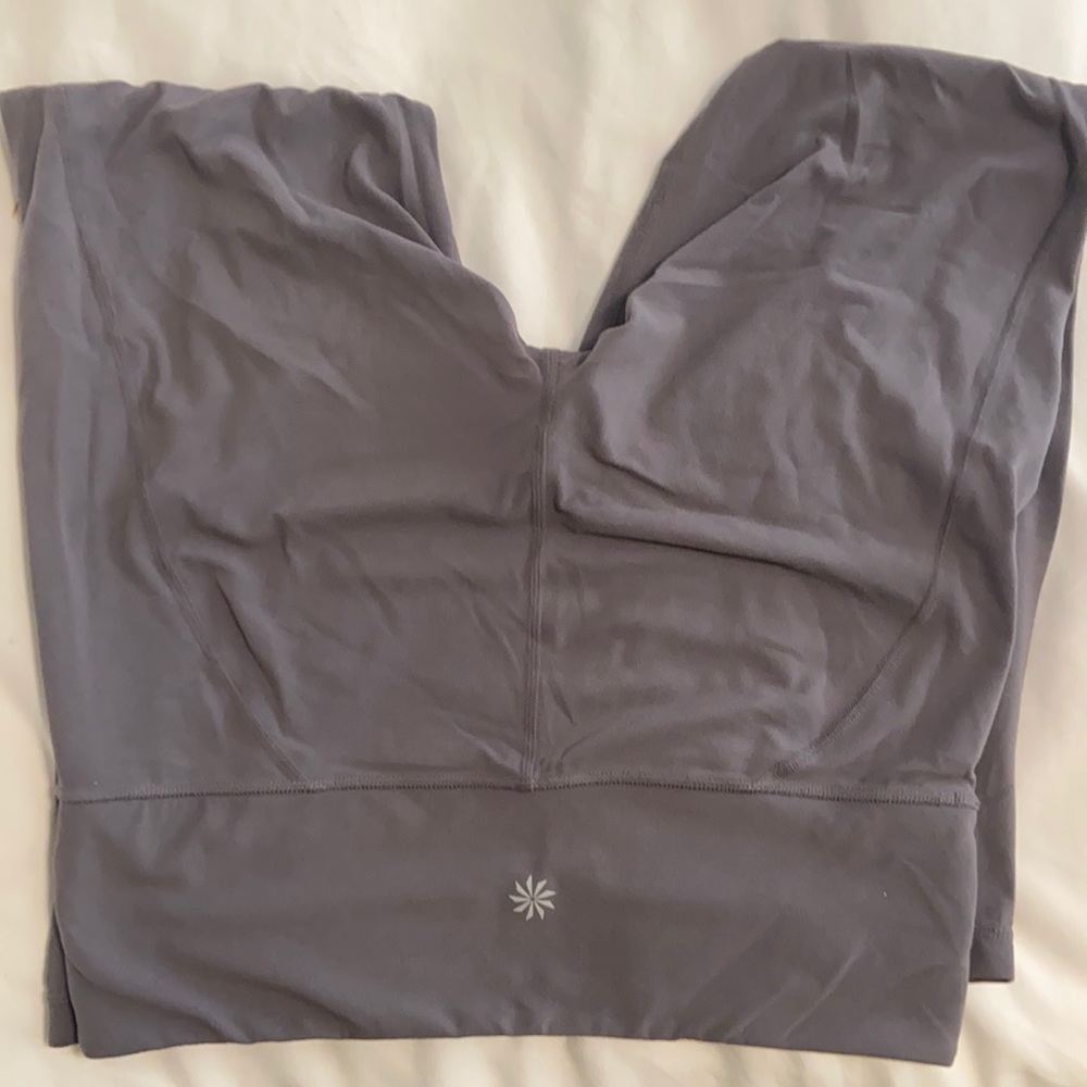 Athleta grey leggings size 6